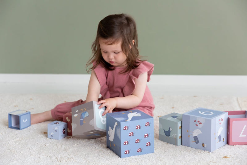Little Dutch - Stacking Blocks Cardboard Little Goose - Swanky Boutique