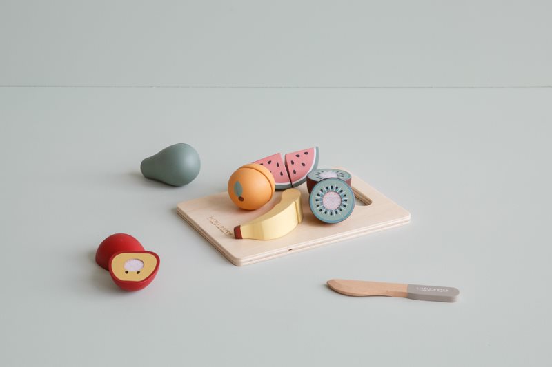 Little Dutch - Play Food Cutting Fruit incl Board - Swanky Boutique
