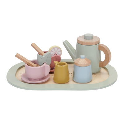 Little Dutch - Tea Set Wooden Multicolour - Swanky Boutique