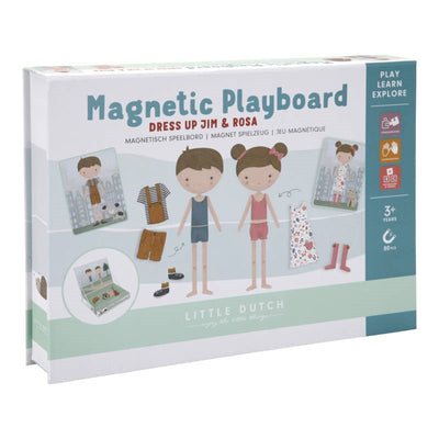 Little Dutch - Magnetic Playboard Jim & Rosa 3+ Years - Swanky Boutique