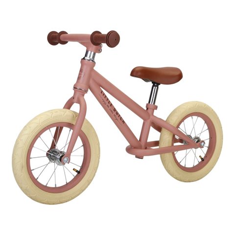 Little Dutch - Balance Bicycle 12 inch Matt Pink - Swanky Boutique
