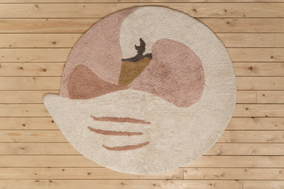 Little Dutch - Rug Swan Shape 110x115cm - Swanky Boutique