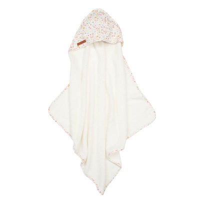 Little Dutch - Towel with Hood 75x75cm Flowers & Butterflies - Swanky Boutique