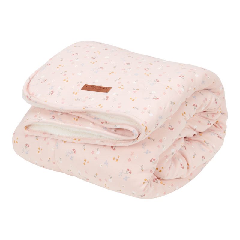 Little Dutch - Cot Blanket Little Pink Flowers - Swanky Boutique