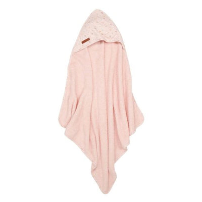 Little Dutch - Towel with Hood 75x75cm Little Pink Flowers - Swanky Boutique
