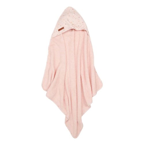 Towel with Hood, 75 X 75cm - Little Pink Flowers