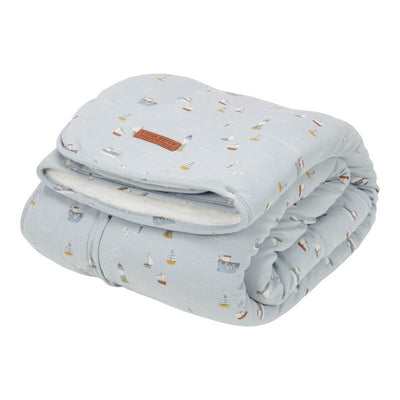 Cot Blanket - Sailors Bay Blue