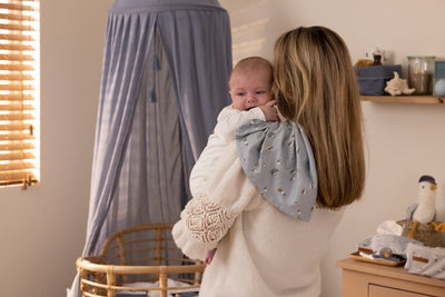 Swaddle XL 120x120 - Sailors Bay Blue