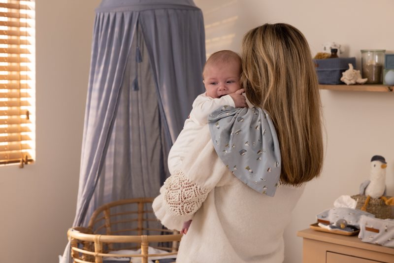 Swaddle XL 120x120 - Sailors Bay Blue
