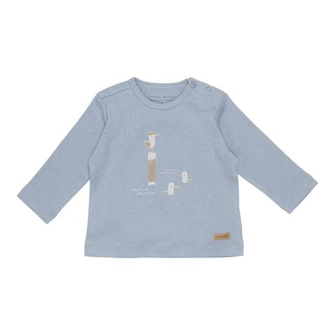 Little Dutch - Top Long Sleeves Organic Cotton Seagull - Swanky Boutique