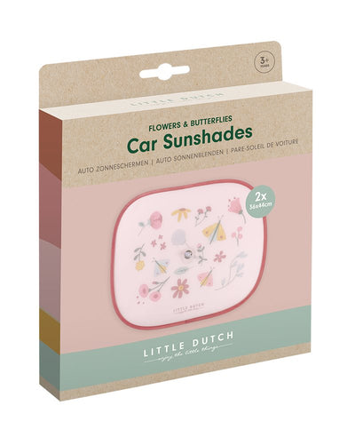 Little Dutch - Car Sunshade 2 Pack Flowers & Butterflies - Swanky Boutique