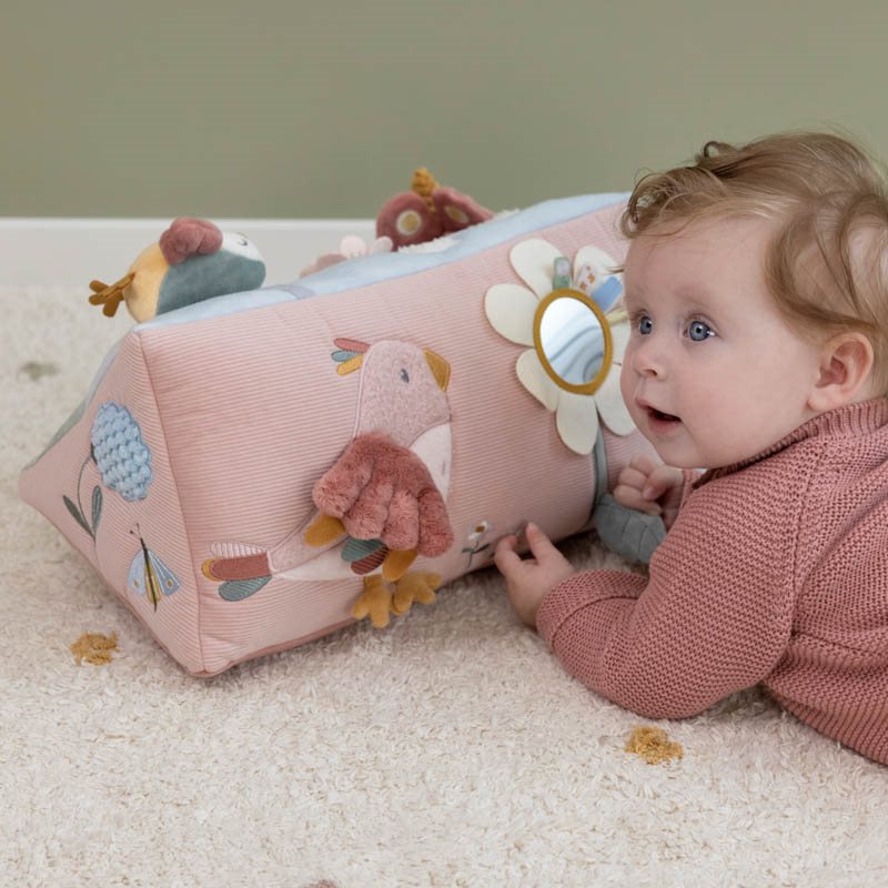 Little Dutch - Tummy Time Triangle Cushion Flowers & Butterflies - Swanky Boutique