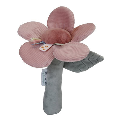 Little Dutch - Rattle Toy Pink Flower Flowers & Butterflies - Swanky Boutique