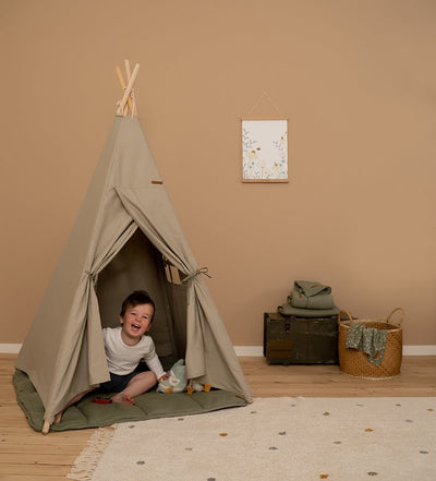 Little Dutch - Teepee Tent Olive Green - Swanky Boutique