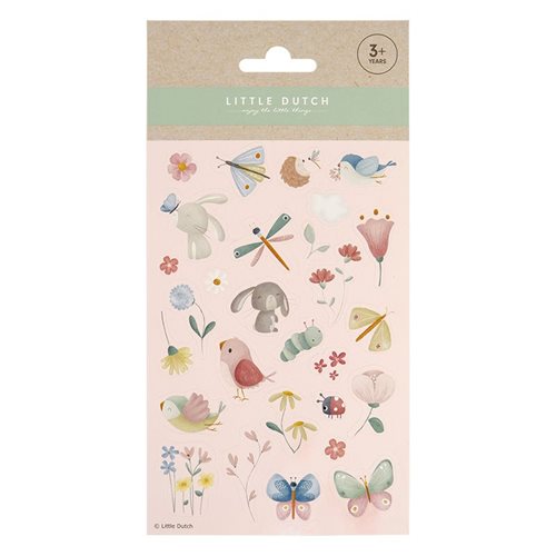 Little Dutch - Sticker Sheet 30 Stickers Flowers & Butterflies - Swanky Boutique