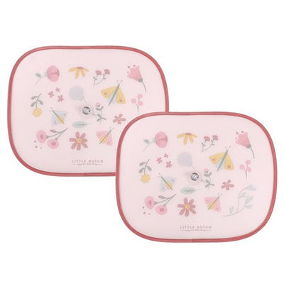 Little Dutch - Car Sunshade 2 Pack Flowers & Butterflies - Swanky Boutique