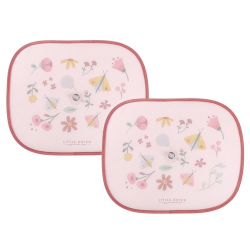 Car Sunshade, 2-Pack - Flowers & Butterflies