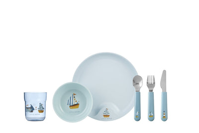 Little Dutch - Dinnerware Set Baby 6pcs Sailors Bay - Swanky Boutique