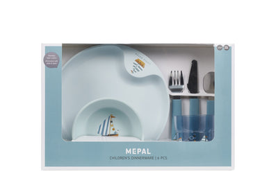 Dinnerware Set, Children 6 Pieces - Sailors Bay