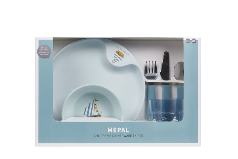 Dinnerware Set, Children 6 Pieces - Sailors Bay