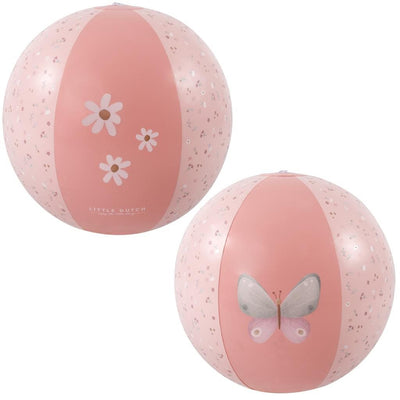 Little Dutch - Beach Ball 35cm Little Pink Flowers - Swanky Boutique