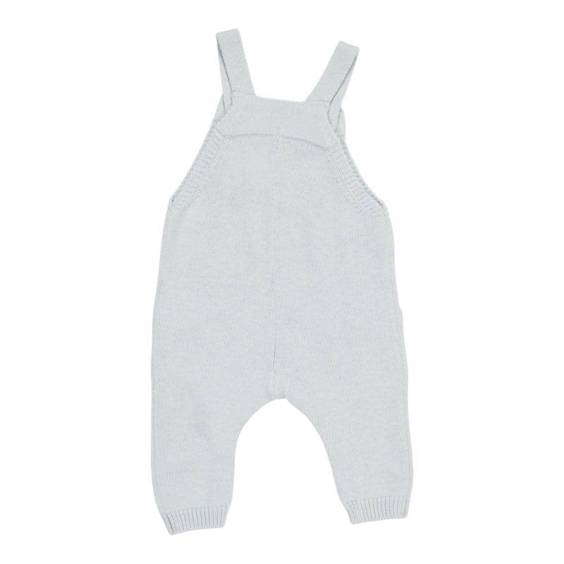 Little Dutch - Dungarees Soft Knit Blue - Swanky Boutique