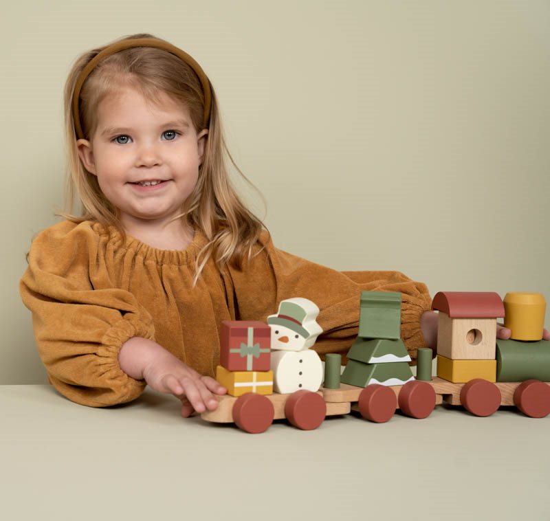 Train, Stackable - Christmas