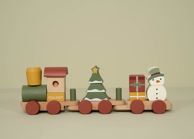 Little Dutch - Train Stackable Christmas - Swanky Boutique