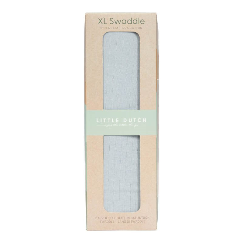 Swaddle XL 120x120 - Pure Soft Blue
