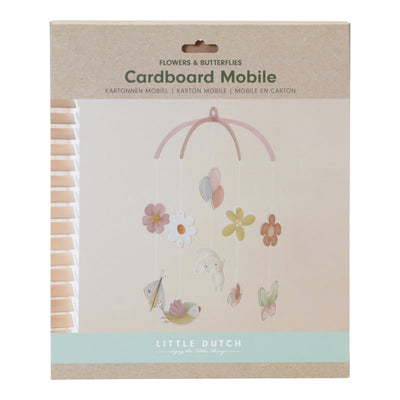 Little Dutch - Cot Mobile Cardboard Flowers & Butterflies - Swanky Boutique