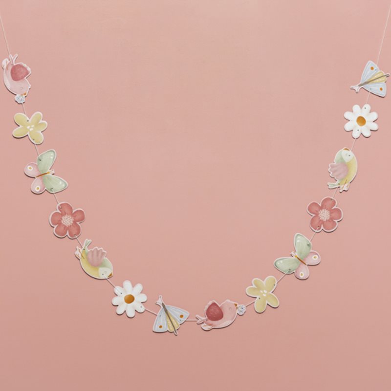 Little Dutch - Garland Flowers & Butterflies 200cm - Swanky Boutique