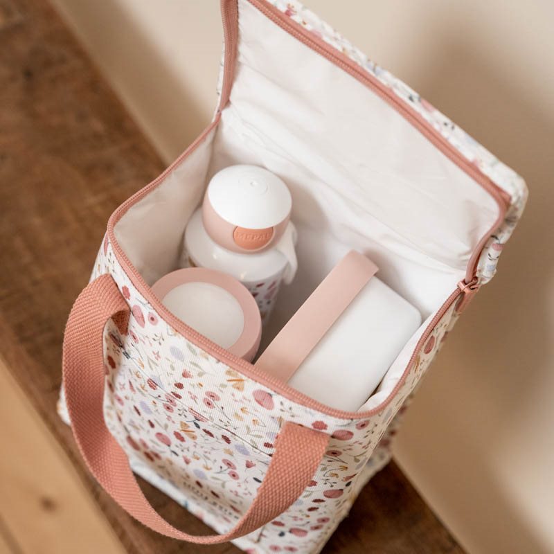 Lunch Bag, Insulated - Flowers & Butterflies
