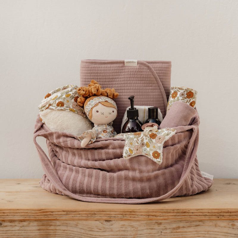 Little Dutch - Mum Bag Cotton Mauve - Swanky Boutique