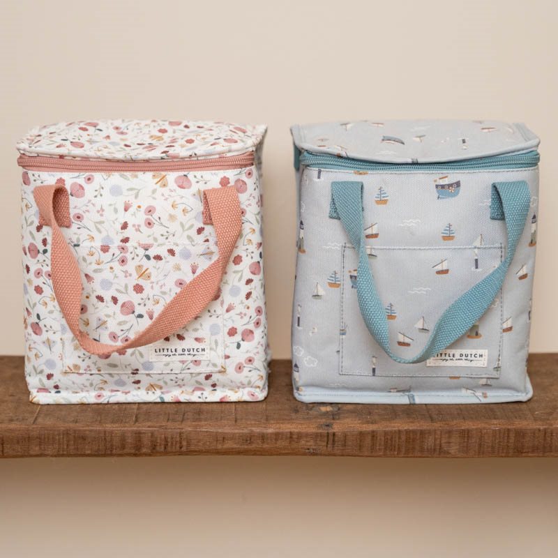 Lunch Bag, Insulated - Flowers & Butterflies
