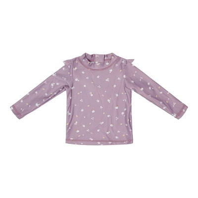 Little Dutch - Swim T Shirt Long Sleeves Mauve Blossom UPF 50+ - Swanky Boutique