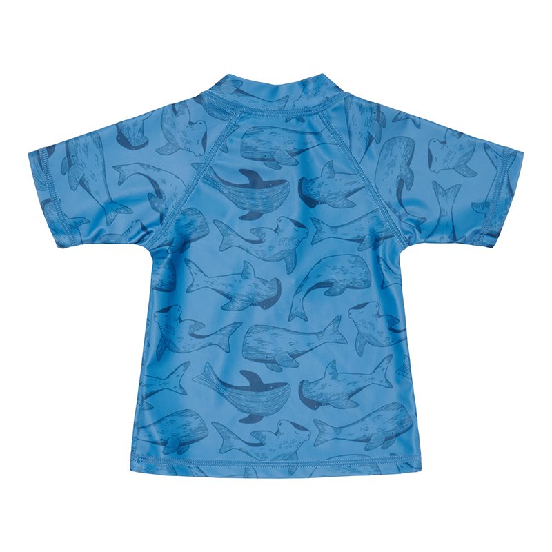 Little Dutch - Swim T Shirt Short Sleeves Sea Life Blue UPF 50+ - Swanky Boutique