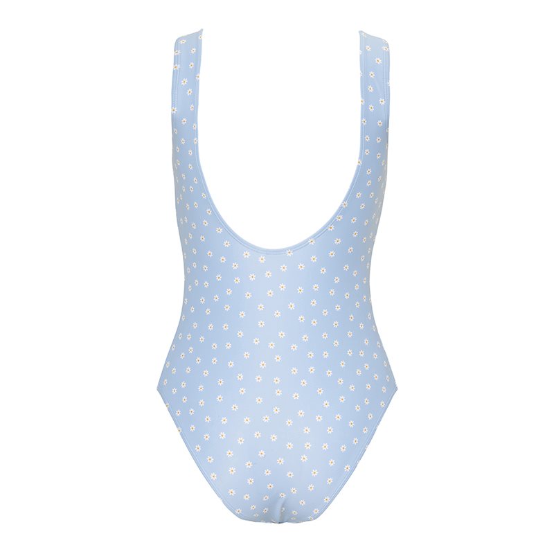 Little Dutch - Swimsuit Ladies Blue Daisies UPF 50+ - Swanky Boutique
