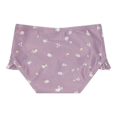Little Dutch - Swim Pants Ruffles Mauve Blossom UPF 50+ - Swanky Boutique
