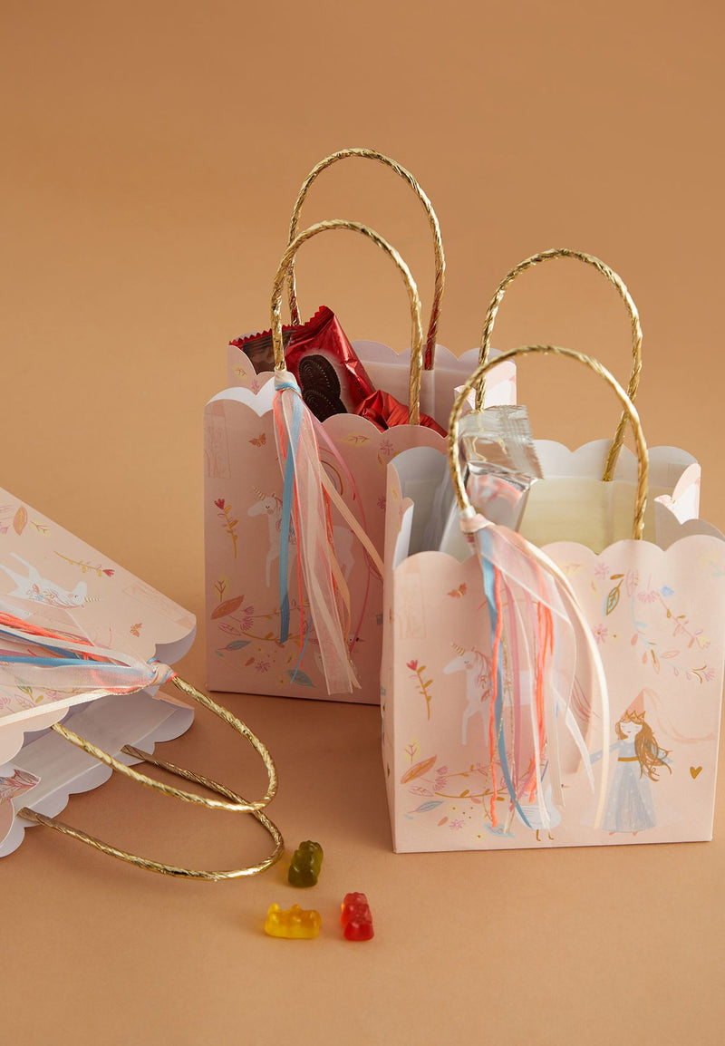 Party Gift Bags, 8 Pack - Princess