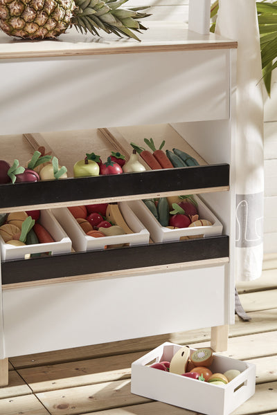 Kids Concept - Play Food with Crate Wooden Vegetables - Swanky Boutique