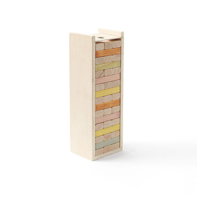 Game, Tower Blocks 51 Pieces - Natural Colours