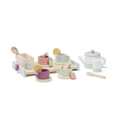 Kids Concept - Tea Set Wooden 21 Pieces - Swanky Boutique