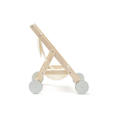 Kids Concept - Dolls Stroller White Natural - Swanky Boutique