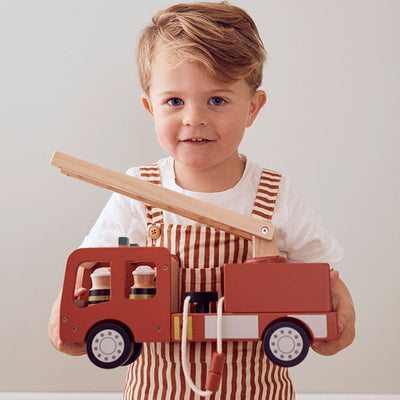 Kid's Concept - Fire Engine Truck Wooden - Swanky Boutique