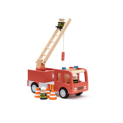 Kid's Concept - Fire Engine Truck Wooden - Swanky Boutique