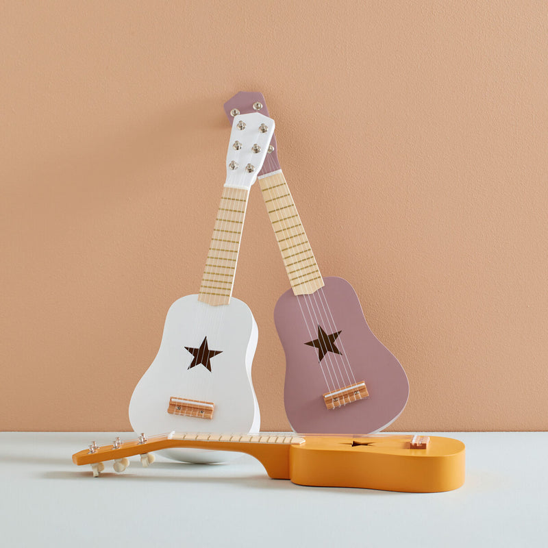 Guitar, Wooden - White