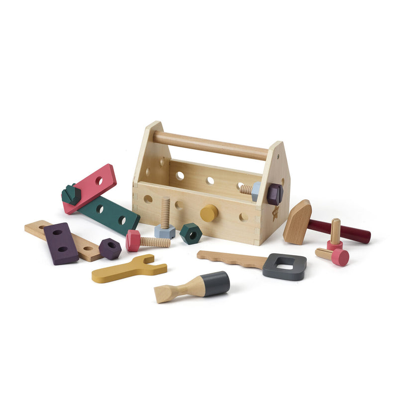 Kids Concept - Tool Box Wooden 20 Pieces - Swanky Boutique