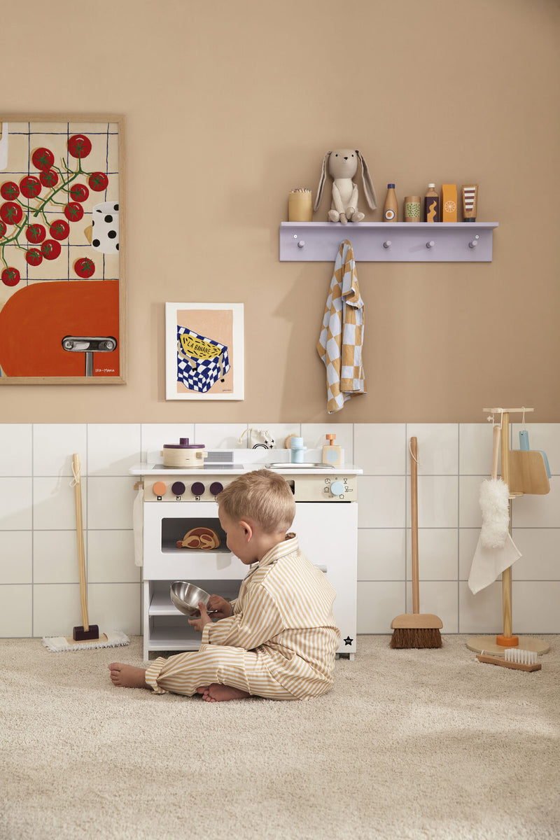 Kitchen with Dishwasher - White/ Natural
