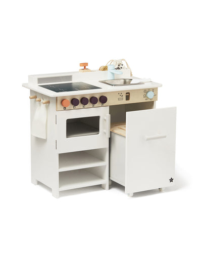 Kitchen with Dishwasher - White/ Natural