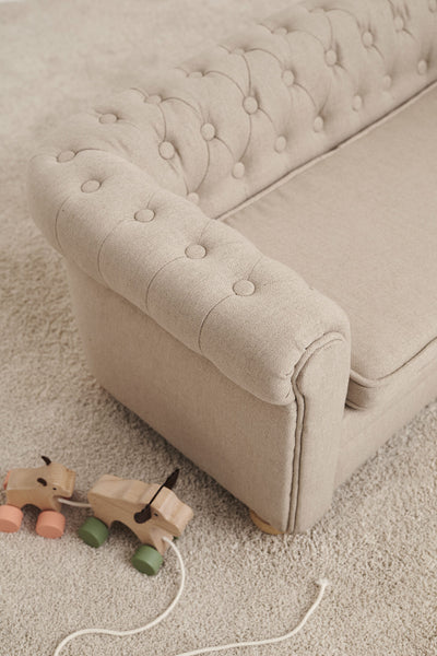 Kids Concept - Sofa Chesterfield Beige - Swanky Boutique